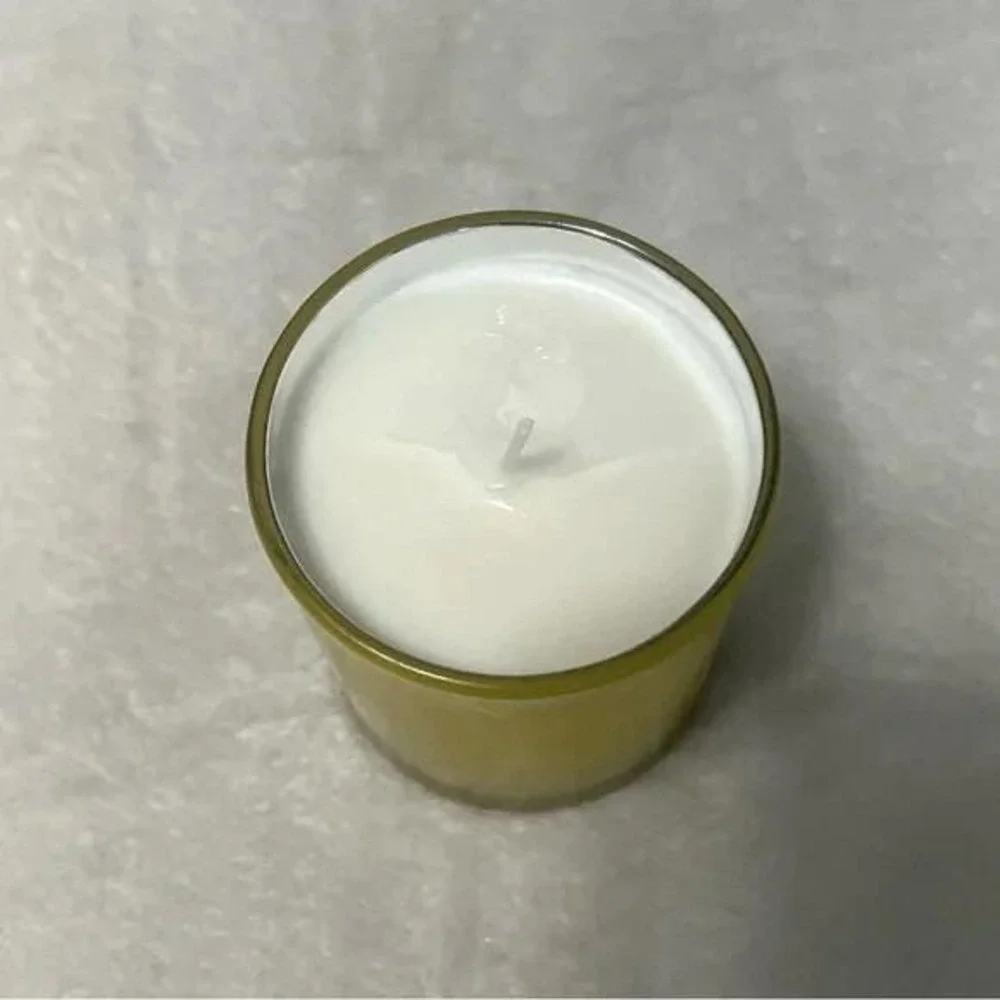 Handmade Embossed Honeybee Glass Scented Candle Unique Decor Gift D115